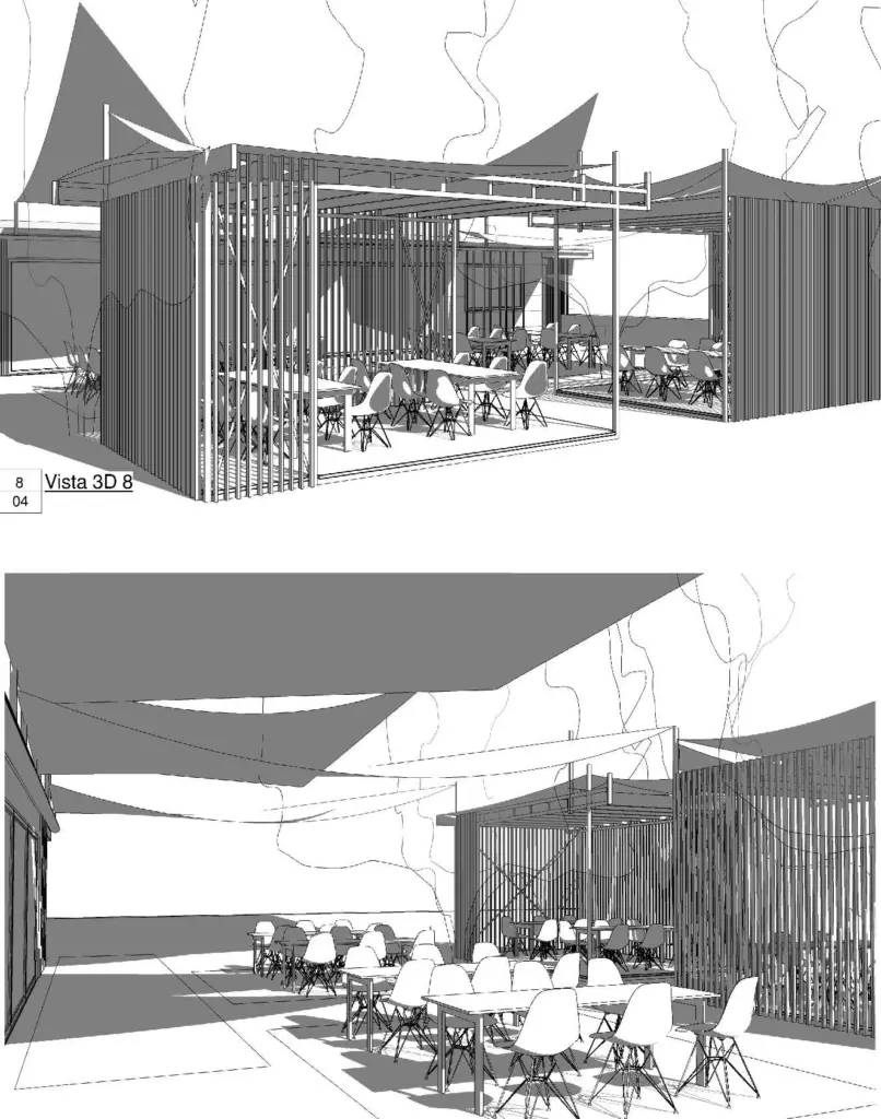 proyecto arquitectura en restaurante aguiño ribeira