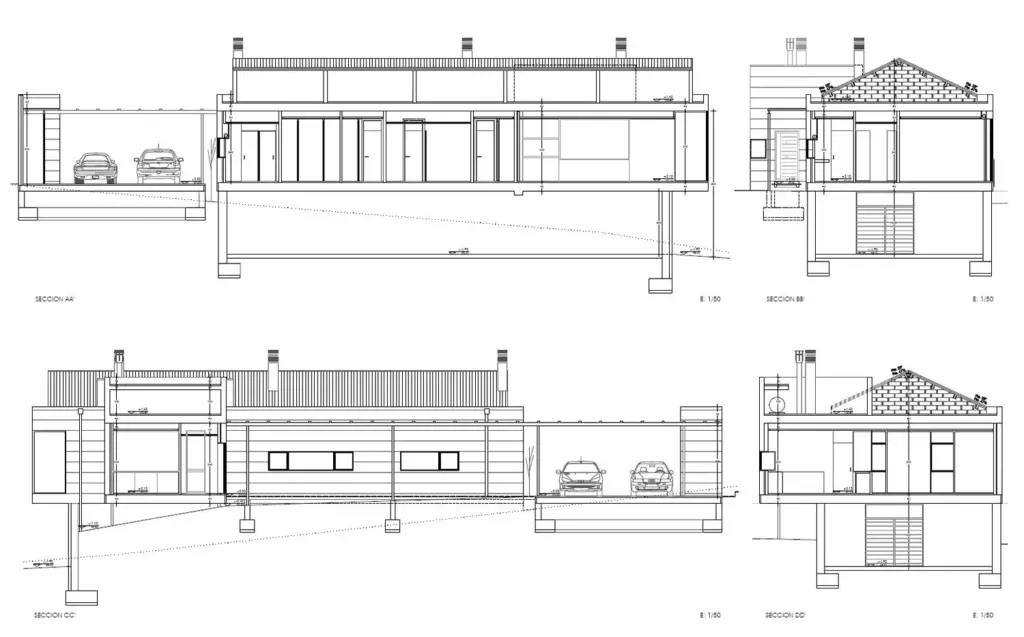 vivienda unifamiliar o pino alzado