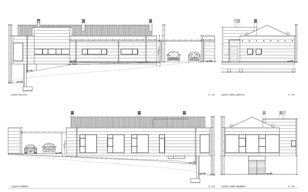 vivienda unifamiliar pino alzado