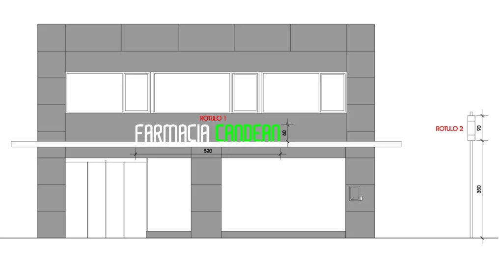 Farmacia candean alzado