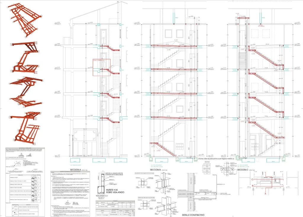 ascensor y salida santiago de compostela
