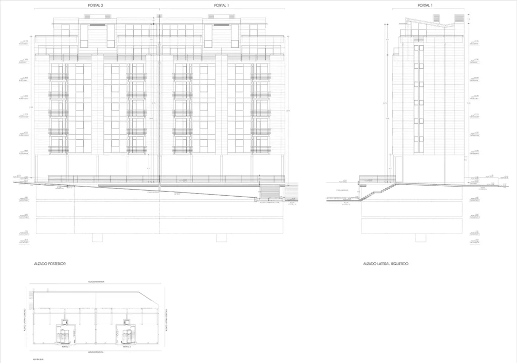 viviendas mestre mateo alzado